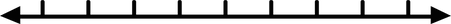 number line from 160 to 200 with seven unlabeled positions in between