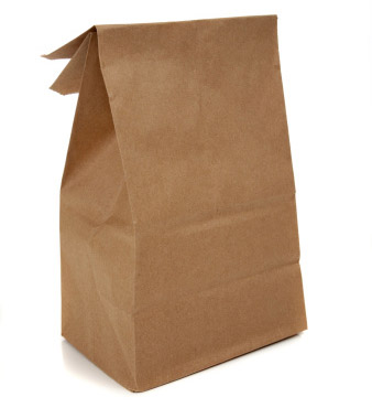 brown lunch bag