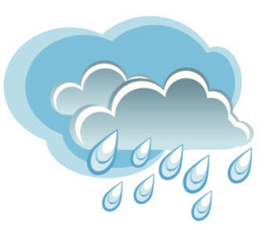 drawing of a rain cloud